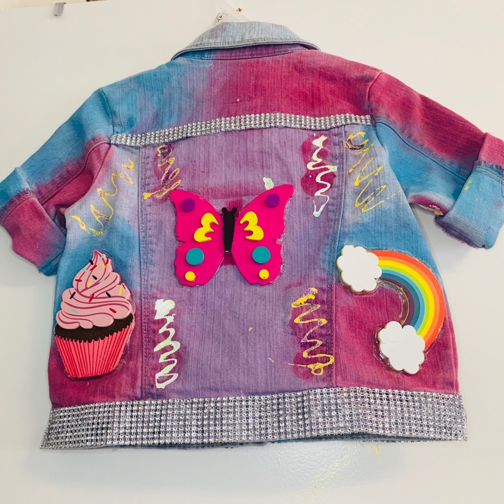 Custom toddler jean jacket